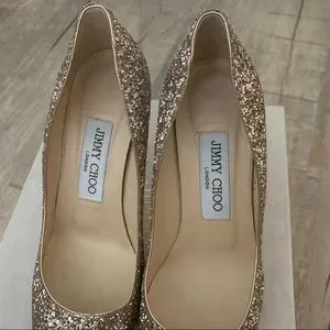 パンプス JIMMY CHOO AGNES85 COARSE GLITTER PUMPS BLUSH Jimmy Choo | Shoes | Jimmy Choo Agnes 85 Coarse Glitter